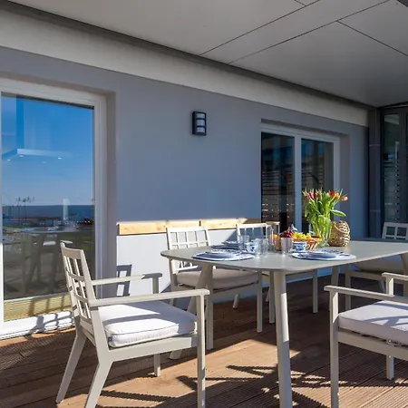 - Meerblick, Terrasse, Sauna, Fitness - Silbermoewe Lejlighed *