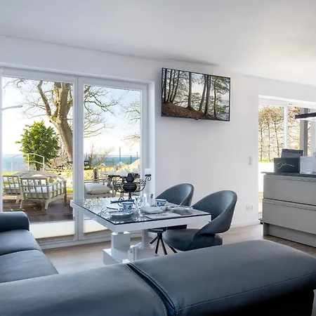 Sassnitz - Meerblick, Terrasse, Sauna, Fitness - Fewo Silbermoewe 公寓 *