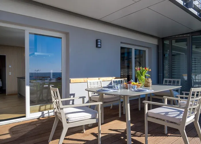 Silbermoewe - Meerblick,terrasse, Sauna, Fitness Appartement *